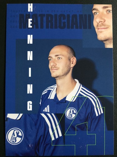 Autogrammkarte henning - autogrammkarte, *henning