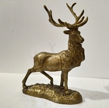 Metall stehender Hirsch Statue