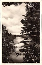 Postcard Saco River Freyburg