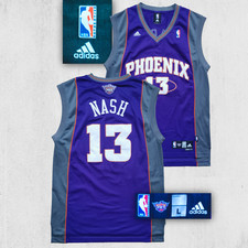 Vintage Adidas NBA Jersey Steve Nash #13 Phoenix Suns L Fully Embroidered