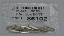 TT Tillig Schienenverbinder Neusilber 86102 (25 Stück)