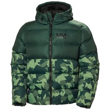 Helly Hansen Herren Jacke Winterjacke Puffy Parka Vertical Daunenjacke , Grün, L