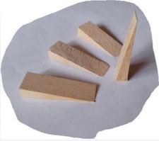 10 Stück Holzkeile in Buche