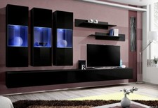 Wohnwand Bianko Schrankwand