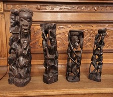 Afrikanische figuren set 4 - afrikanische, set,