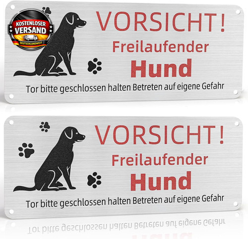 Hundeschilder warnung vor - hundeschilder,