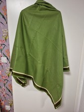 Tischdecke Grün Vintage Leinen-optik 113x152cm