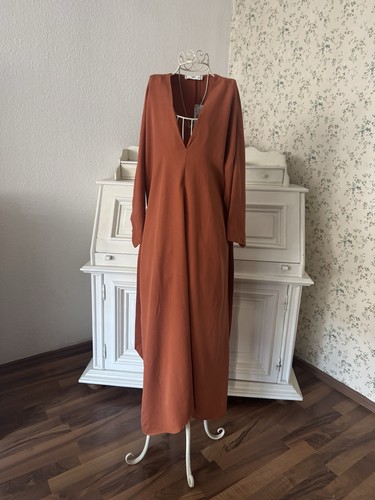 Mango maxi kleid kupfer - maxi, braun