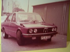 BMW 520i Original Foto 70er Jahre - Oldtimer