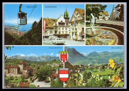 Ansichtskarte vorarlbergs - ansichtskarte,