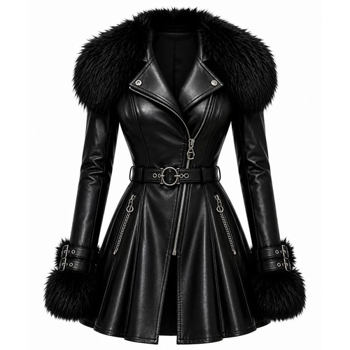 Damen mantel schwarz - damen,