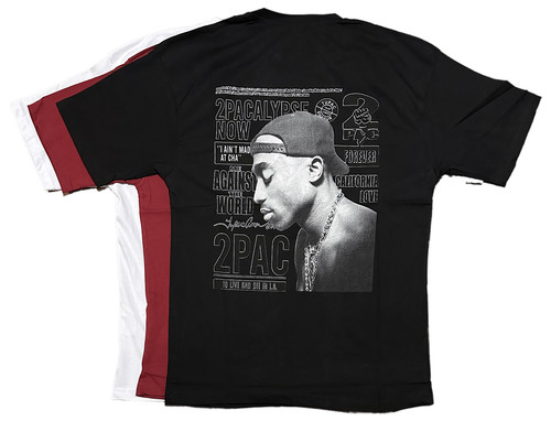 2pac shirt live and die - and,