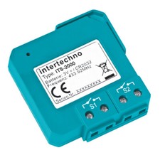 Intertechno Funk Twin-Sender ITS-2000, 2 potentialfreie, stromlose Anschlüsse