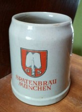 Bierkrug SPATENBRÄU München Steinkrug 0,25 L