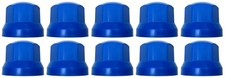 10x Blau Radmutterkappen