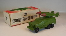 Metall ca. 1/72 LKW Raketenwerfer UDSSR CCCP Rußland Militär Länge 11cm OVP #454