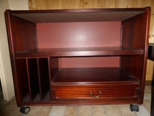 Phonoschrank TV Schrank Vintage Kult retro Kirschbaum braun Schrank Musikanlage