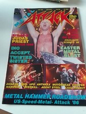 Metal Attack 1986 Fanzine Heavy Metal Zeitschrift Accept Judas Priest Mag