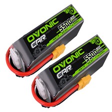 2X OVONIC 22.2V 80C 5500mAh 6S