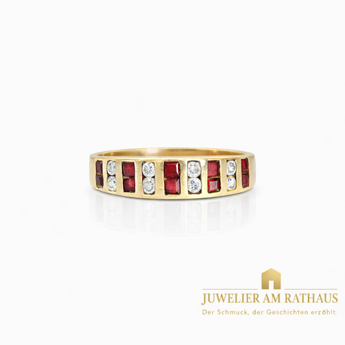 585 gold ring - ring, diamanten