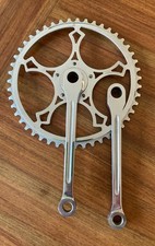 1940/50er Jahre F.B. Italy KEILKURBEL Rennrad Stahlklassiker 47Z - 170mm Neu Nos