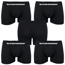 5er Pack Boxershorts lustige sprüche Das ist kein Streichelzoo Größe S bis 5XL