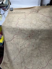 Antike 1950 Plan Stadt