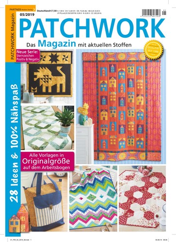 Patchwork magazin 2019 - magazin, 5/2019