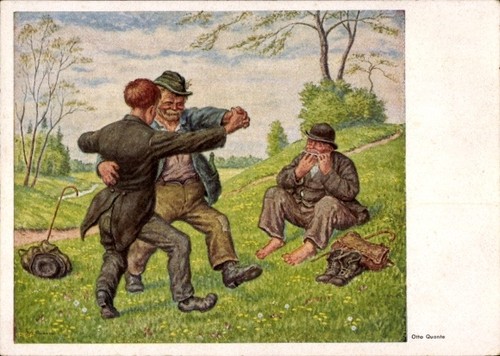 Künstler quante otto - ak,