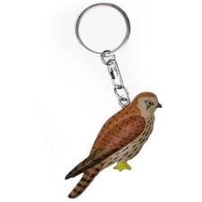 Falke Vogel Turmfalke Schlüsselanhänger Taschenanhänger aus Holz