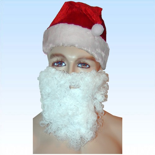 Weihnachtsmann bart vollbart - weihnachtsmann,
