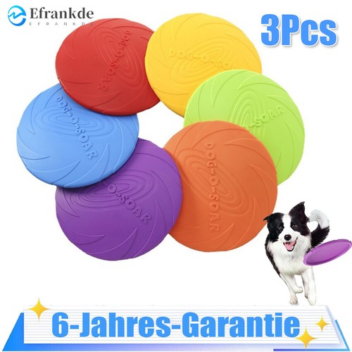 3pcs frisbee naturgummi - 3pcs,