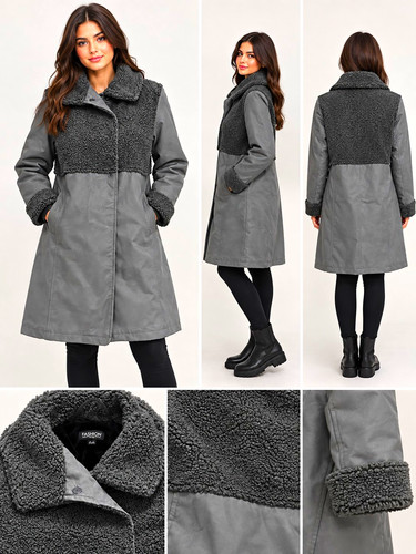 Damen mantel leder - damen,