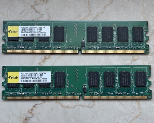 Elixir 4gb ddr2 sdram - (2x2gb),