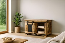 Lowboard TV-Board Truhenschrank Mango massiv vintage 75 x 47 x 50 cm LIBRO