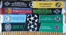 Borussia Mönchengladbach Schals Champions und Europa League 2016-2017 Near-Mint 