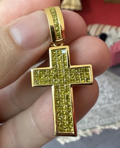 Kreuzanhänger 585er weißgold - kreuzanhänger,