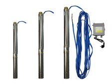 4 Zoll Tiefbrunnenpumpe CS 100QJD, 4000 l/h / FH 54m - 122 m (0,55 - 1,5 KW)