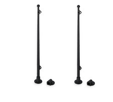 2x Flaggenstock 29 - 39 cm