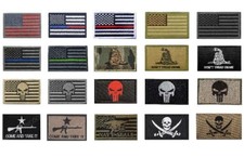 USA Flag Patch 3''X 2'' Hook &