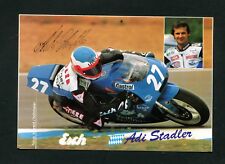 Adi Stadler, Autogramm  - Motorrad   (KA-27)