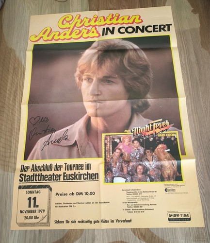 Christian anders konzertplakat - anders,