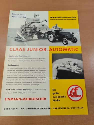 Claas junior automatic - claas,