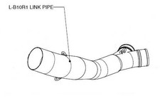 AKRAPOVIC L-K7SO2 ZWISCHENROHR