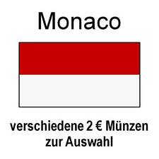 Monaco - 2 Euro Gedenkmünzen und Kursmünzen - Auswahl - bankfrisch unc.