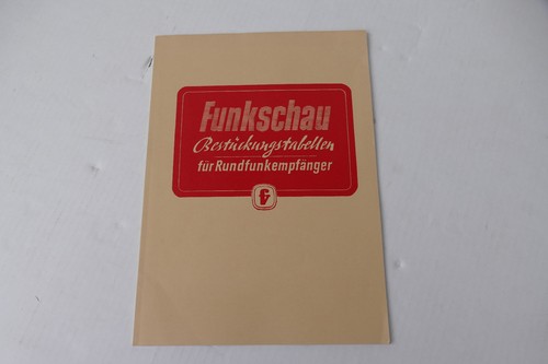 Funkschau bestückungstabellen - funkschau,