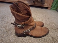 Damen Biker Boots Stiefel As