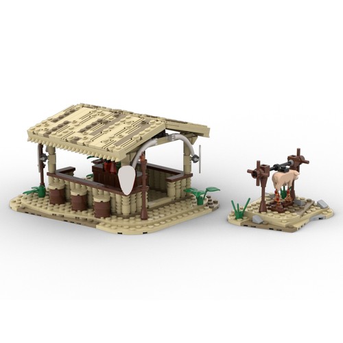 Moc 76413 ein strohgedecktes - moc-76413,