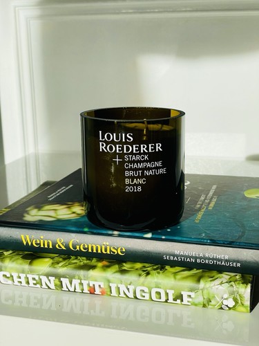 Flaschenkerze louis roederer - flaschenkerze,