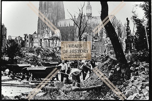 Foto köln 1944 - köln, zerstört